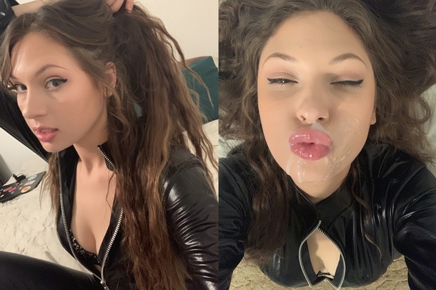 BeforeAfter sucking cock