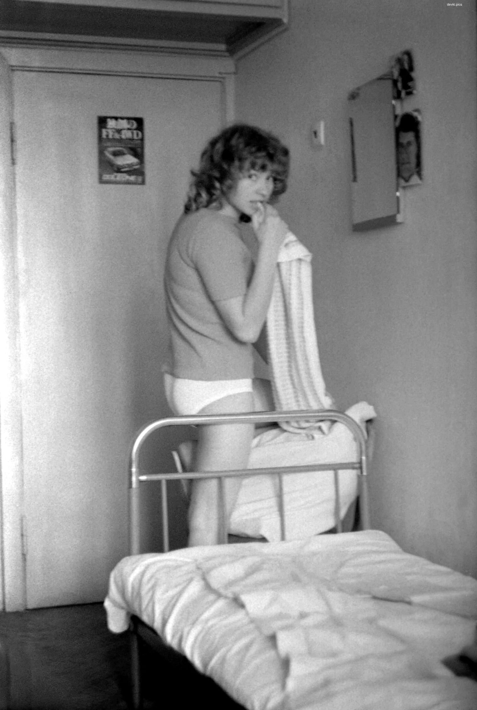 Vintage porn photos of sexual intercourse in a hostel