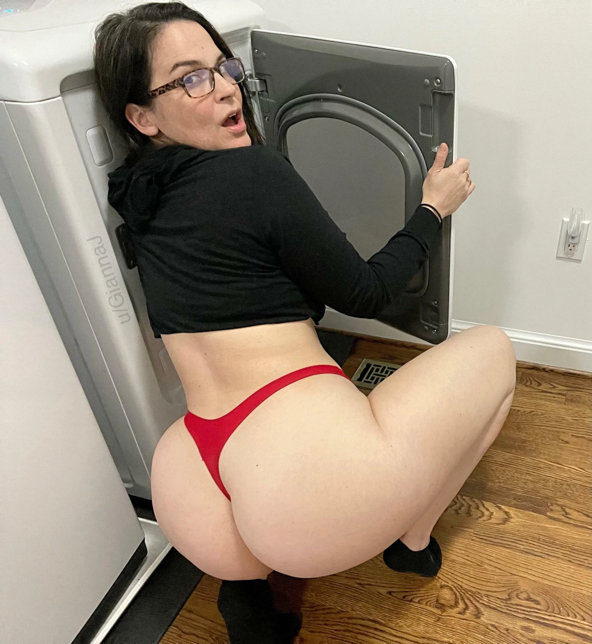 Doing laundry all day if you want to pop in and drop off a load