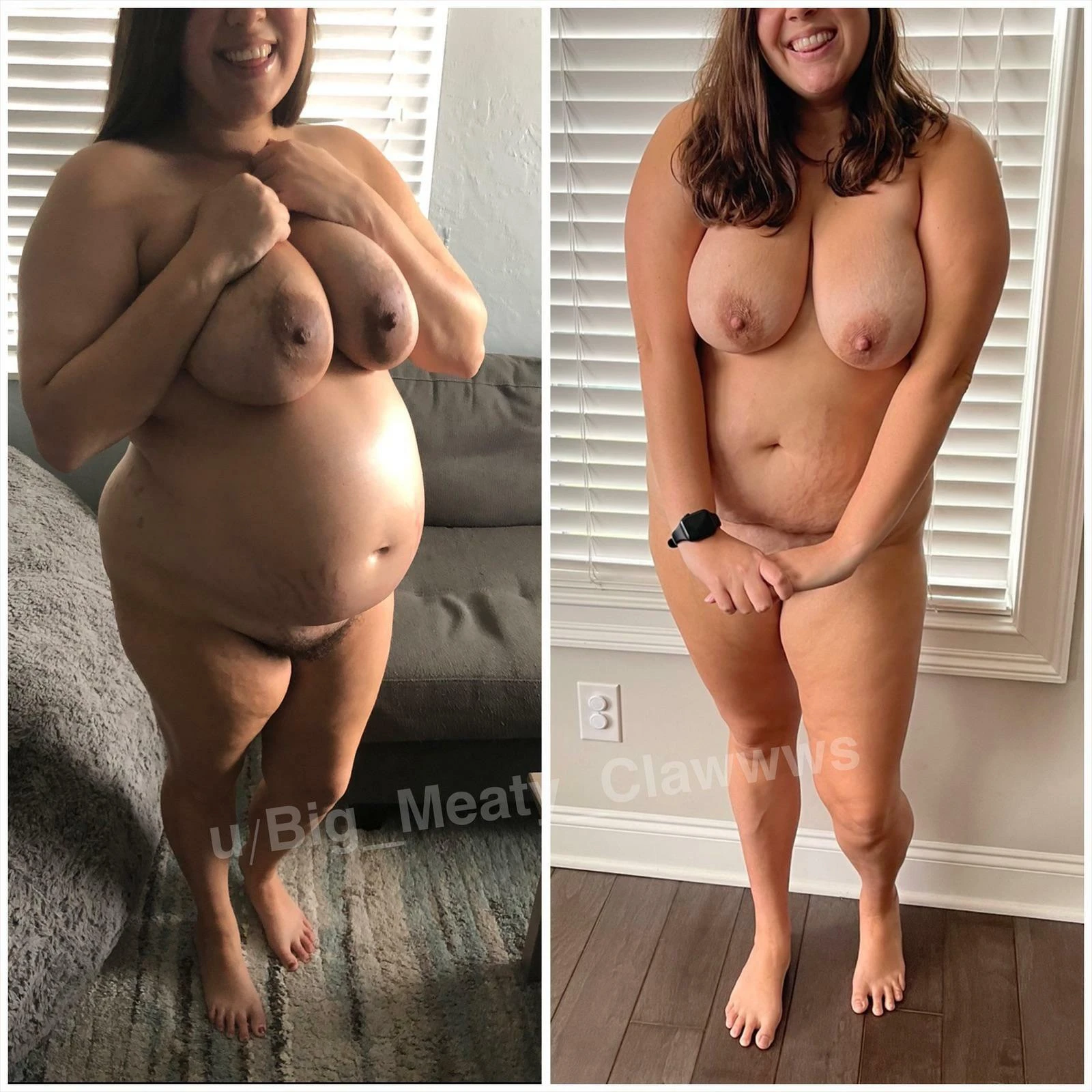 My wife during and after pregnancy. Which is your favorite?
